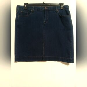 Jean Mini Plus Skirt / Size 18W / Price Dropped!